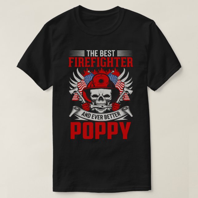 Camiseta O Melhor Bombeiro E Ainda Melhor PAPAI (Frente do Design)