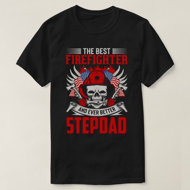 Camiseta O Melhor Bombeiro E O PASSADO Ainda Melhor (Frente do Design)