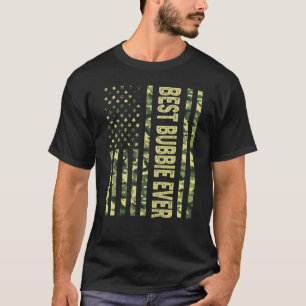 Camiseta O Melhor Bubbie Dos Eua Bandeira Americana Avô Fa