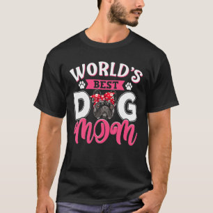 Camiseta O melhor cachorro francês do mundo das mulheres