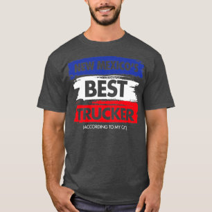 Camiseta O melhor caminhoneiro mexico de acordo com o meu g