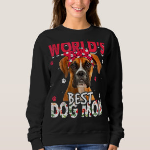 Camiseta O melhor cão boxer do mundo das mulheres Dia de as