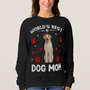 Camiseta O melhor cão de labrador do mundo mãe Dia de as mã