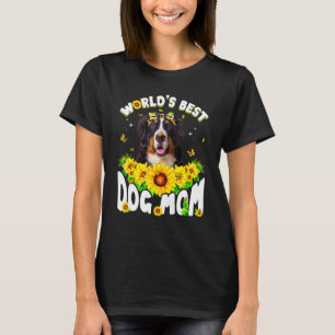 Camiseta O melhor cão de montanha Bernese da mãe da mãe