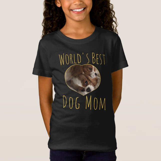 Camiseta O melhor cão do mundo da criança - camiseta-mãe (Frente)