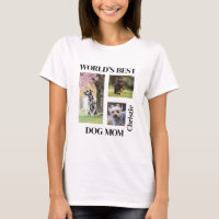 O melhor cão do mundo, mãe, com o nome personaliza