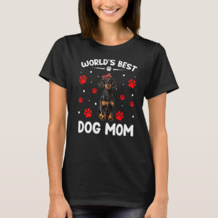 Camiseta O melhor cão do mundo, mãe, Dia de as mães engraça