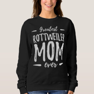 Camiseta O melhor cão rottweiler Ideia da mãe