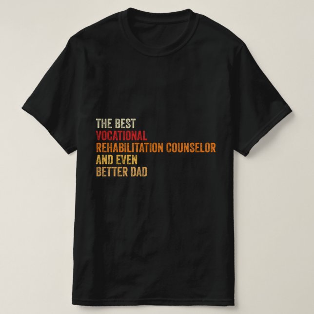 Camiseta O Melhor Conselheiro De Reabilitação Profissional  (Frente do Design)