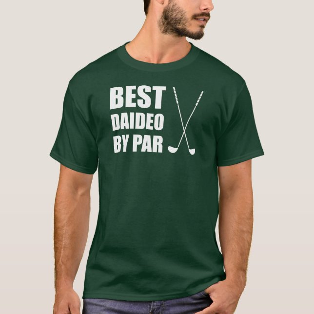 Camiseta O melhor Daideo pelo golfe irlandês do vovô da (Frente)