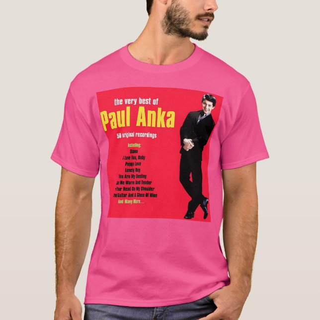 Camiseta O Melhor De Paul Anka (Frente)
