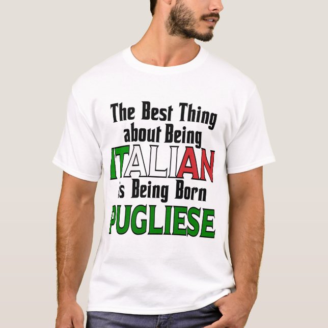 Camiseta O melhor de ser italiano (Frente)