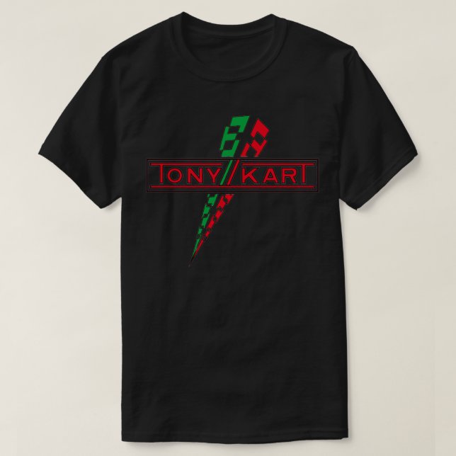 Camiseta O melhor de TonyKart Merch (Frente do Design)