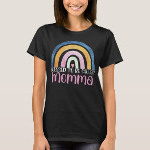 Camiseta O melhor dia da mãe abençoado por ser chamada de m