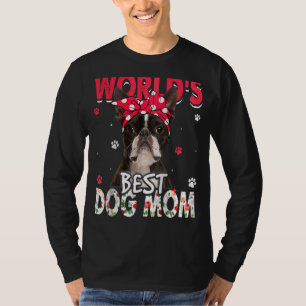 Camiseta O melhor Dia de as mães de Mãe do Cachorro Terrier