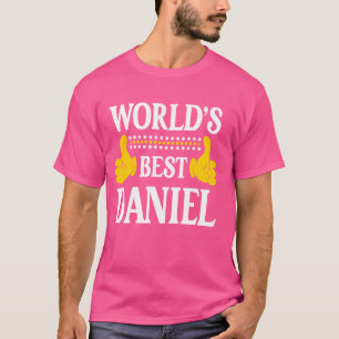 Camiseta O melhor do mundo do Sobrenome da família Daniel S