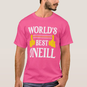 Camiseta O melhor do mundo do Sobrenome da família OnEill S