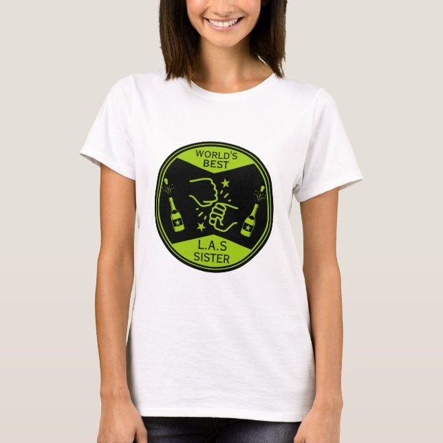 Camiseta O melhor do mundo é uma irmã (Frente)
