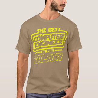 Camiseta O Melhor Engenheiro De Computador Da Galáxia