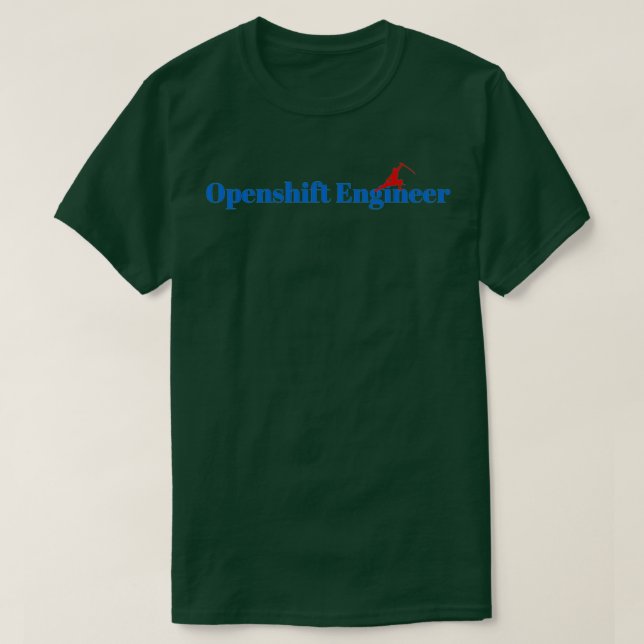 Camiseta O melhor Engenheiro de Openshift Ninja (Frente do Design)