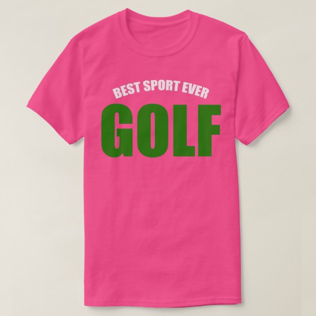 Camiseta O Melhor Esporte De Golf (Frente do Design)