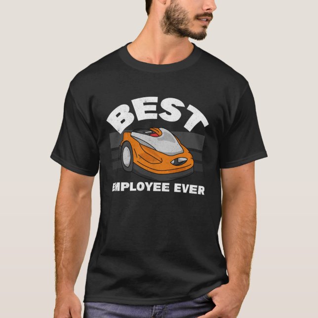 Camiseta O melhor funcionário que já tomou leis para mover  (Frente)