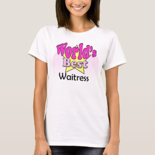 Camiseta O melhor Garçonete do mundo