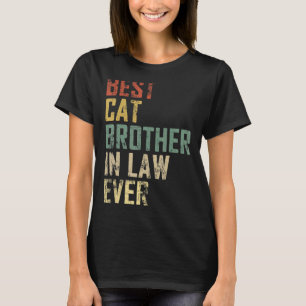 Camiseta O Melhor Gato Do Dia Dos Pais Irmão De Lei Alguma