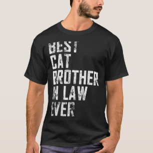 Camiseta O Melhor Gato Do Dia Dos Pais Irmão De Lei Alguma