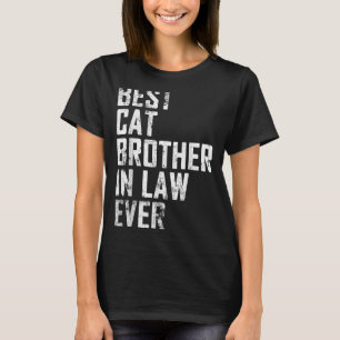 Camiseta O Melhor Gato Do Dia Dos Pais Irmão De Lei Alguma