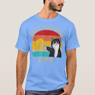 Camiseta O Melhor Gato Que Mamãe Alguma Vez Vintage Gifes P