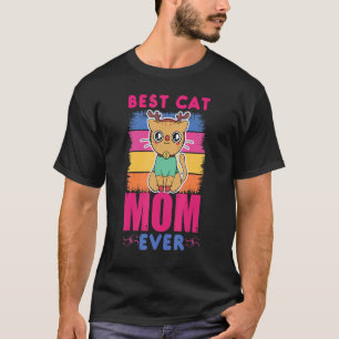 Camiseta O Melhor Gato Que Mamãe Já Passou De Chic Padrão P