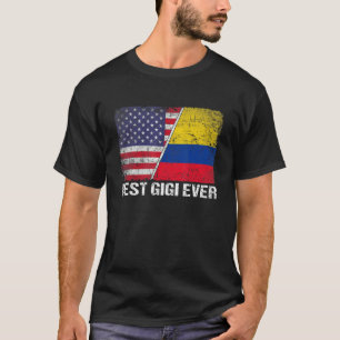 Camiseta O melhor gigi Dia de as mães da Colômbia - Sinaliz