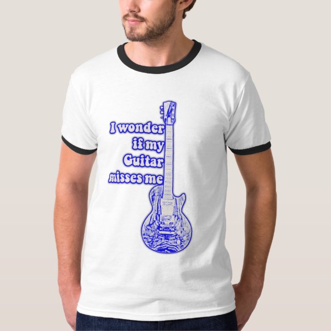Camiseta O melhor guitarrista do mundo. (Frente)
