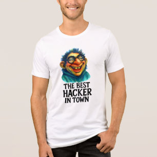 Camiseta O melhor hacker da cidade - Troll engraçado