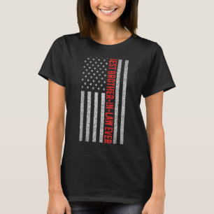 Camiseta O Melhor Irmão De Direito Nos Eua Bandeira America