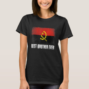 Camiseta O Melhor Irmão dia de os pais já se afligiu Angola