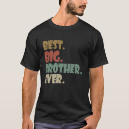 Camiseta O Melhor Irmão Mais Velho Adolescente Irmão Irmão 