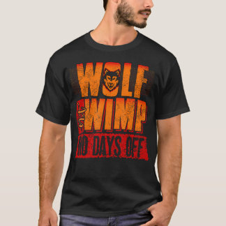Camiseta O Melhor Lobo De Malhação De Gym De Workout Não É