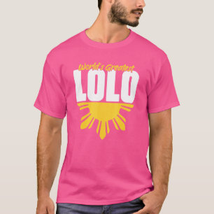 Camiseta O Melhor Lolo Filipino Vô do Mundo