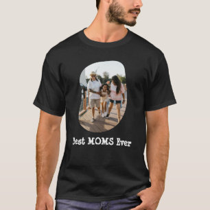 Camiseta O melhor MÃES alguma vez LGBTQ a carregar a fotogr