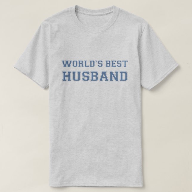 Camiseta O melhor marido do mundo (Frente do Design)