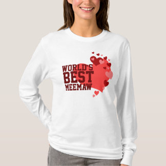 Camiseta O melhor Meemaw do mundo