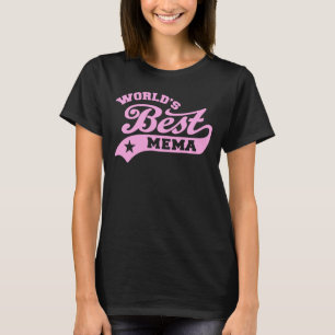 Camiseta O melhor Mema do mundo