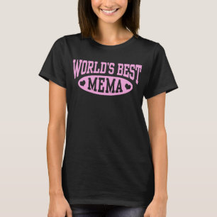 Camiseta O melhor Mema do mundo
