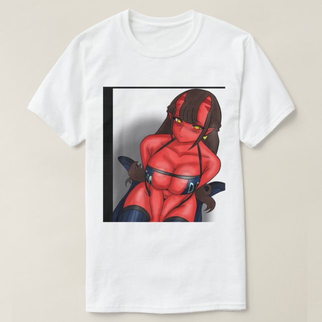 Camiseta O Melhor Meru, o Sucubus, bonito e sem sono (Frente do Design)