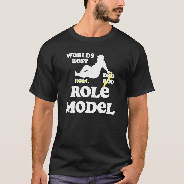 Camiseta O melhor modelo de Pai do mundo (Frente)