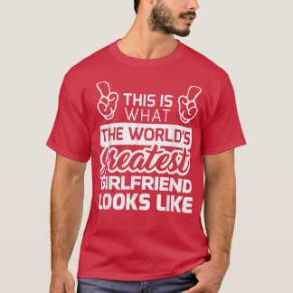 Camiseta O melhor Namorada do mundo