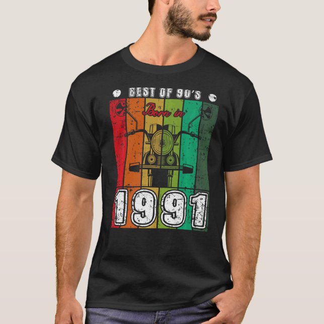 Camiseta O Melhor Nascer Dos Anos 90 Em 1991 (Frente)