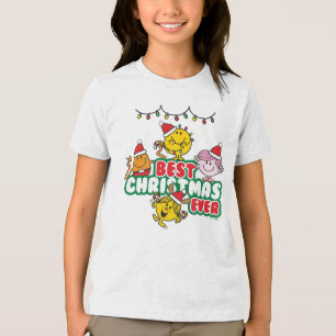 Camiseta O Melhor Natal de Sempre dos Mr Men e Little Miss